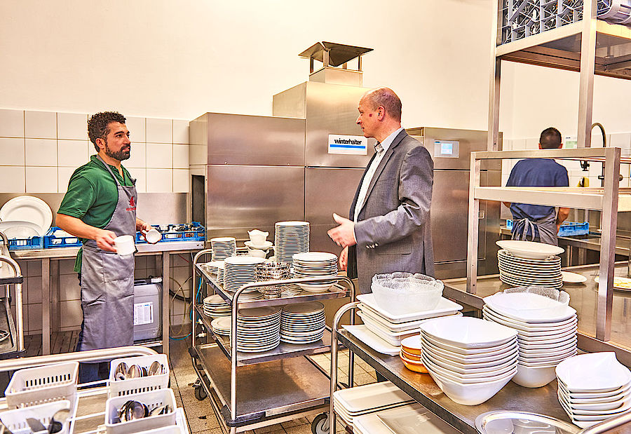 cozinha industrial hotel Winterhalter