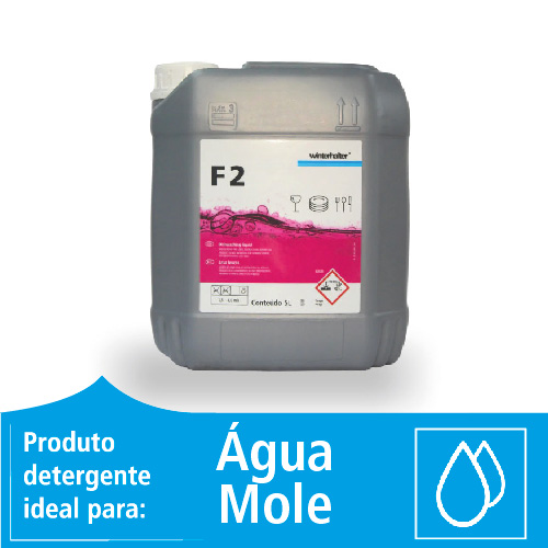 Detergente lava louças F2 para Açúcares en alumínio