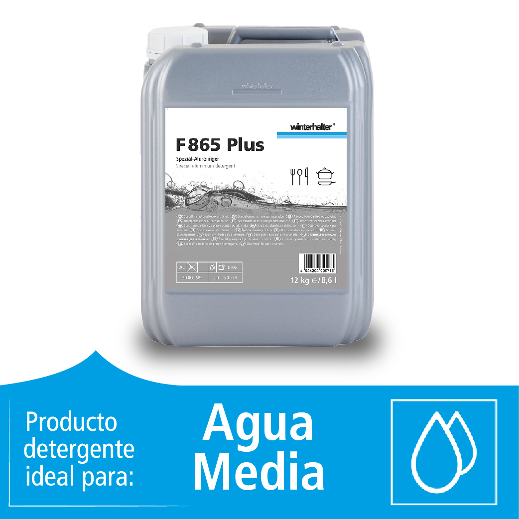 Detergente lavavajillas F865 Plus