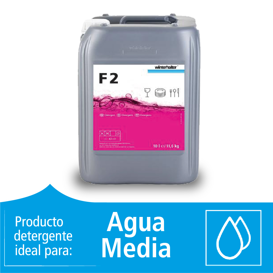 Detergente lavavajillas F2 x 10L